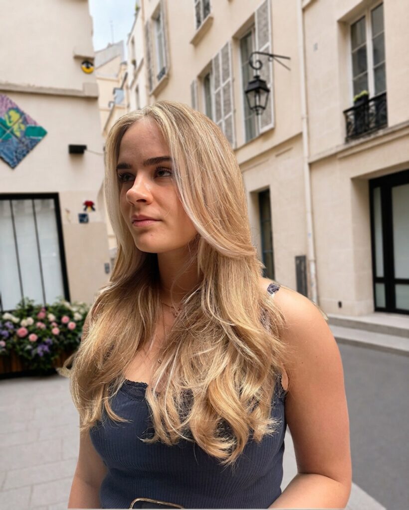 Balayage Blond+Brushing by Woody Saeïé - Lumière Fondue #WoodySaeïé #balayage