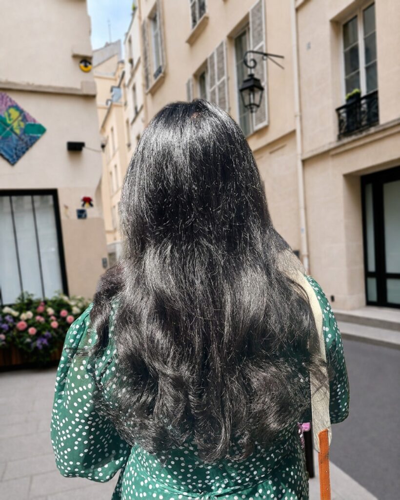 Coupe Longue et Brushing by Woody Saeïé - Finition Lisse #WoodySaeïé #brushing