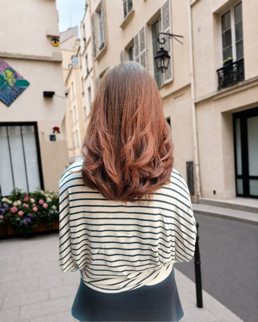 Mi-long Dégradé et Brushing by Woody Saeïé - Mouvement Souple #WoodySaeïé #brushing